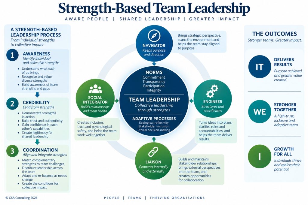 Strength-based model of team leadership